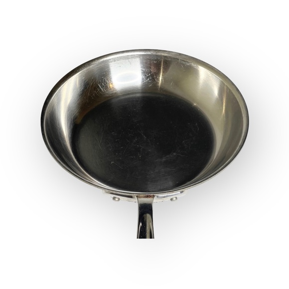 All Clad ★ Polished Stainless Steel 10 Inch Fry Pan ★ Professional Cookware ★ - Picture 10 of 16